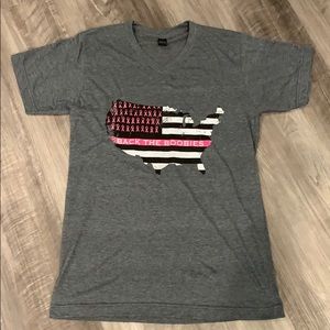 NWOT!! “Back The Boobies” T-SHIRT! Size: Small!